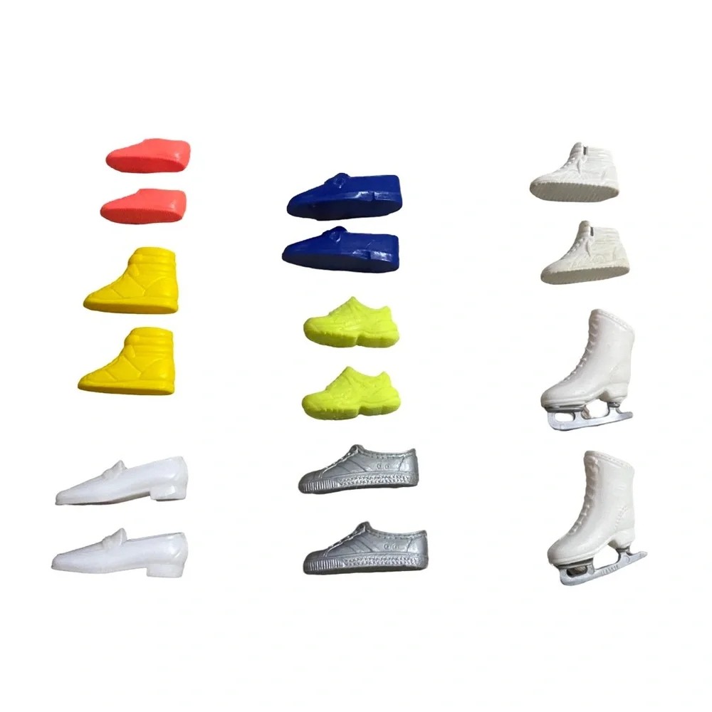 Mattel Ken Various Multi-Color Shoes/Skates Vintage Lot Of 8‎